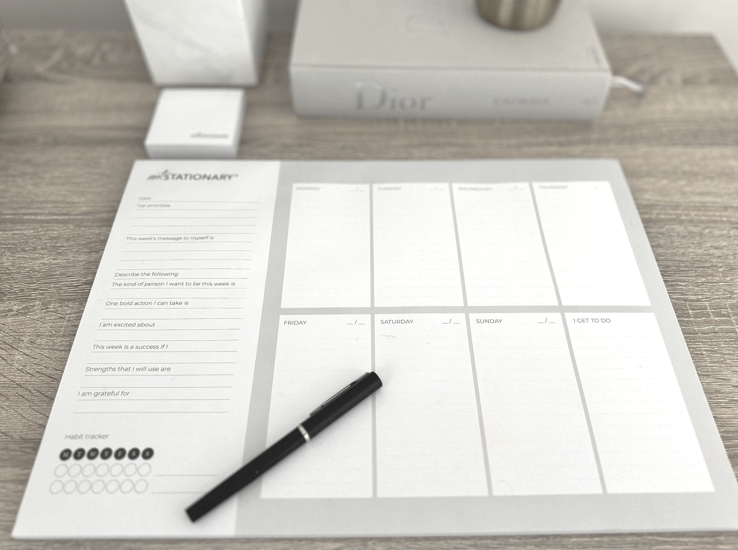 Weekly Planner Printable — Free Download