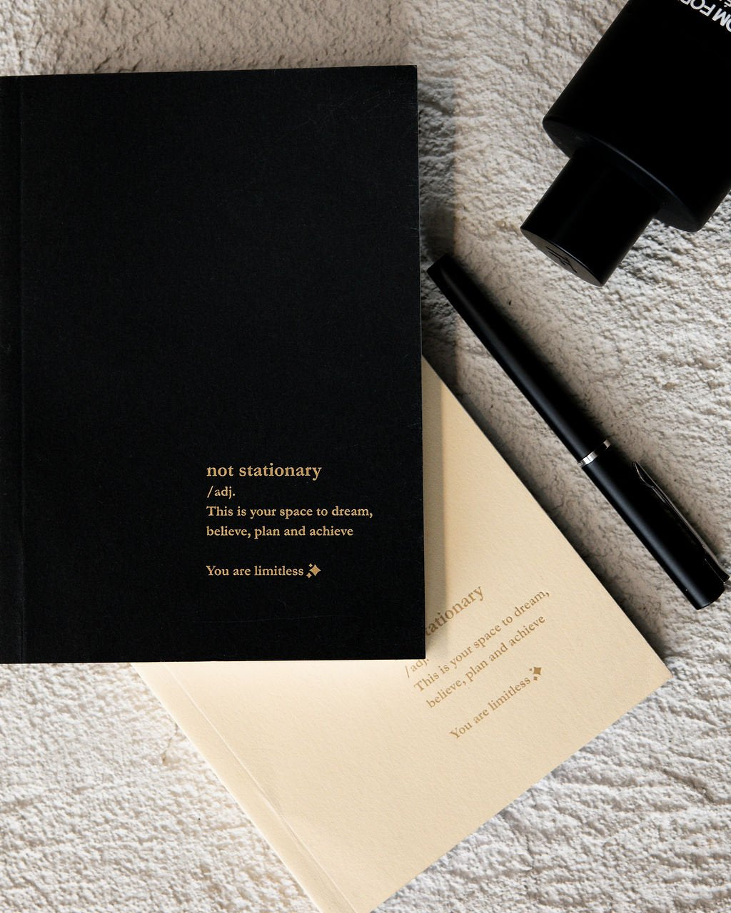 Inspiration Notebook -Dream. Believe. Plan. Achieve.