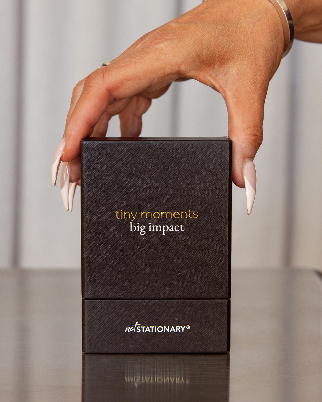 Tiny Moments Deeper Connections card deck – luxe boxed set for meaningful conversations and self-reflection