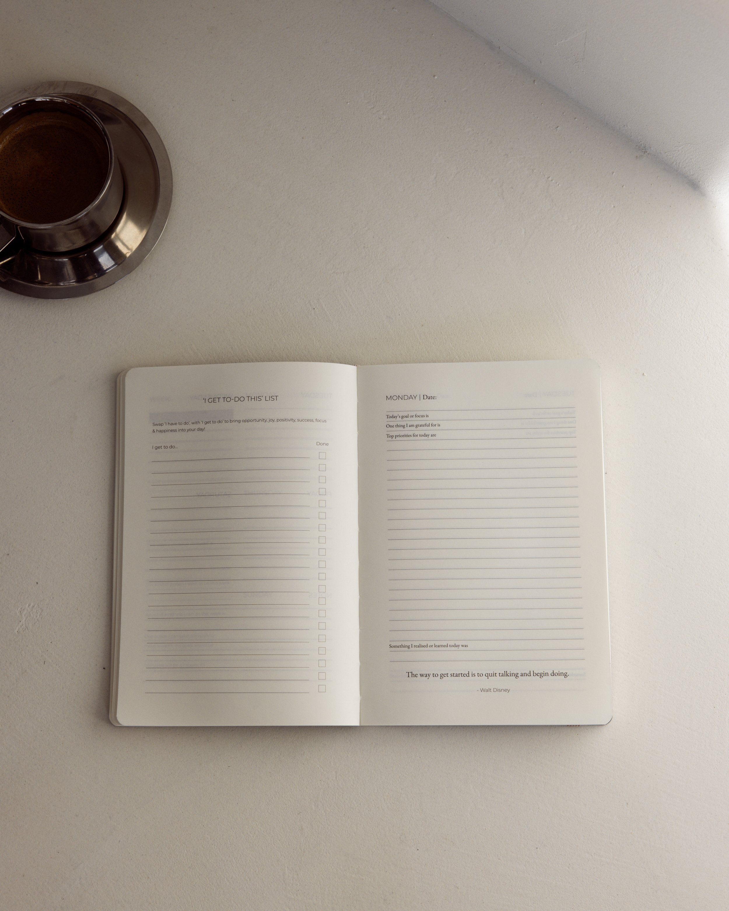 12 Week Undated Planner