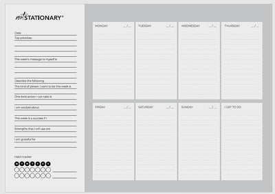 Weekly Planner Printable — Free Download